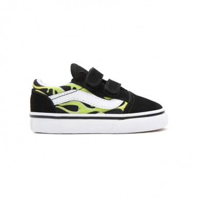 Vans Old Skool Velcro Slime Flame