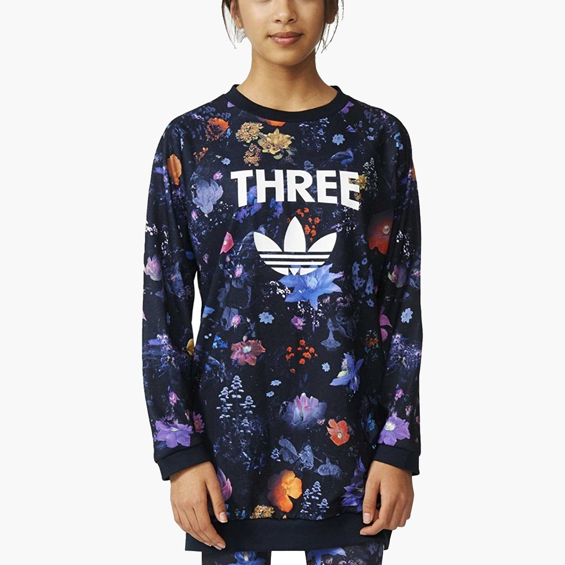 Sweat Adidas J BB Aop Crew