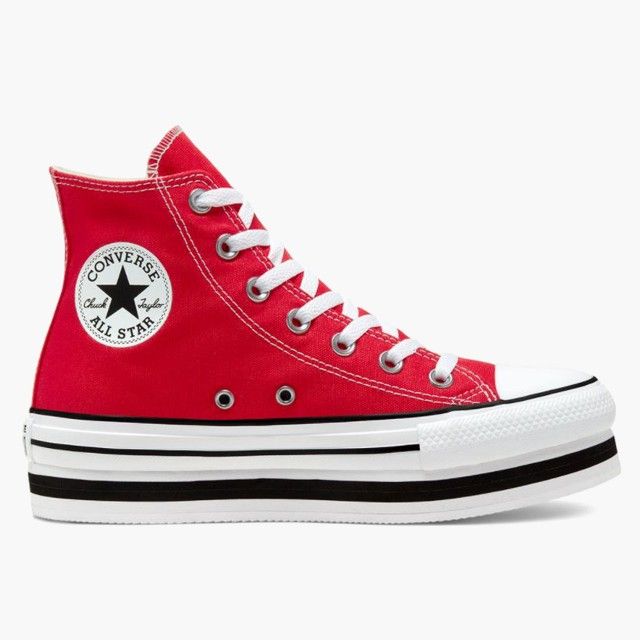 Converse All Star Layer Bottom Red
