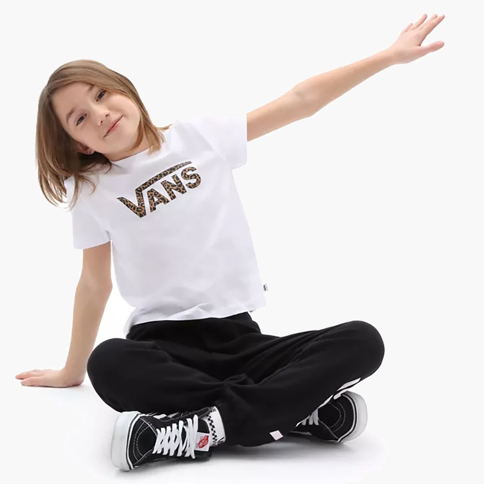 T-shirt Vans Flying Leopard Criança