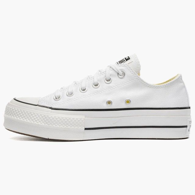 Converse All Star White Garnet Navy Plataforma