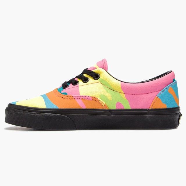 Vans era neon on sale camo