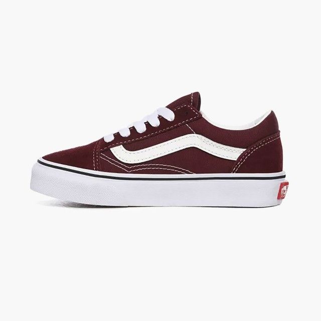 Vans old shop skool enfant bordeaux