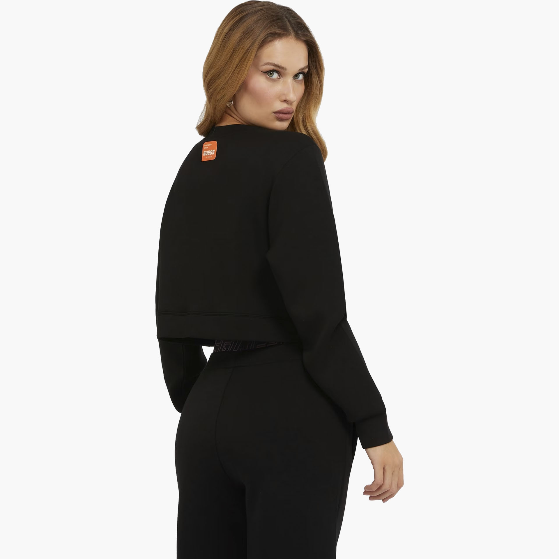 Sweatshirt Guess Crop Scuba