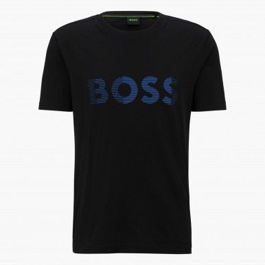 T-shirt Boss Algodo com Logtipo