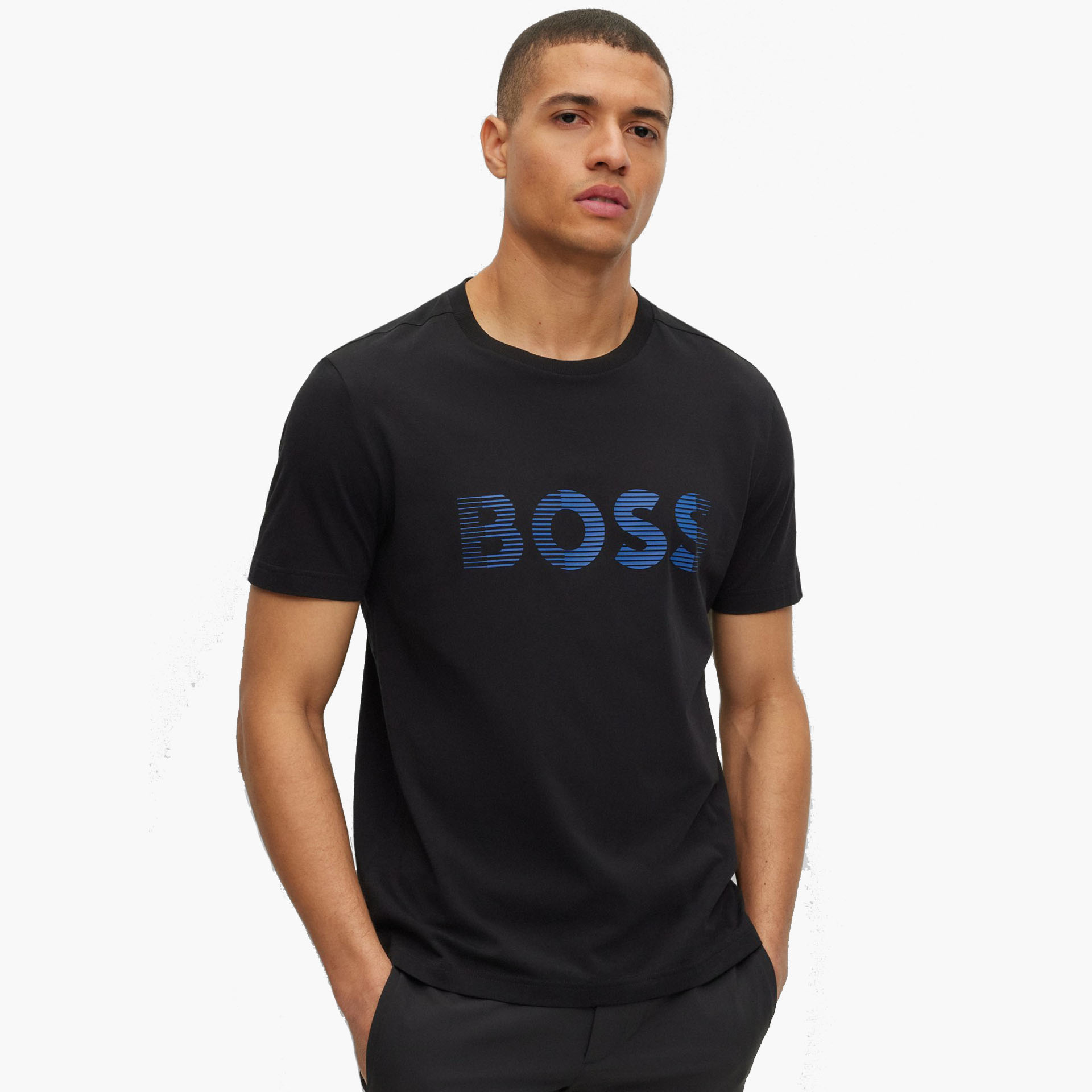 T-shirt Boss Algodão com Logótipo