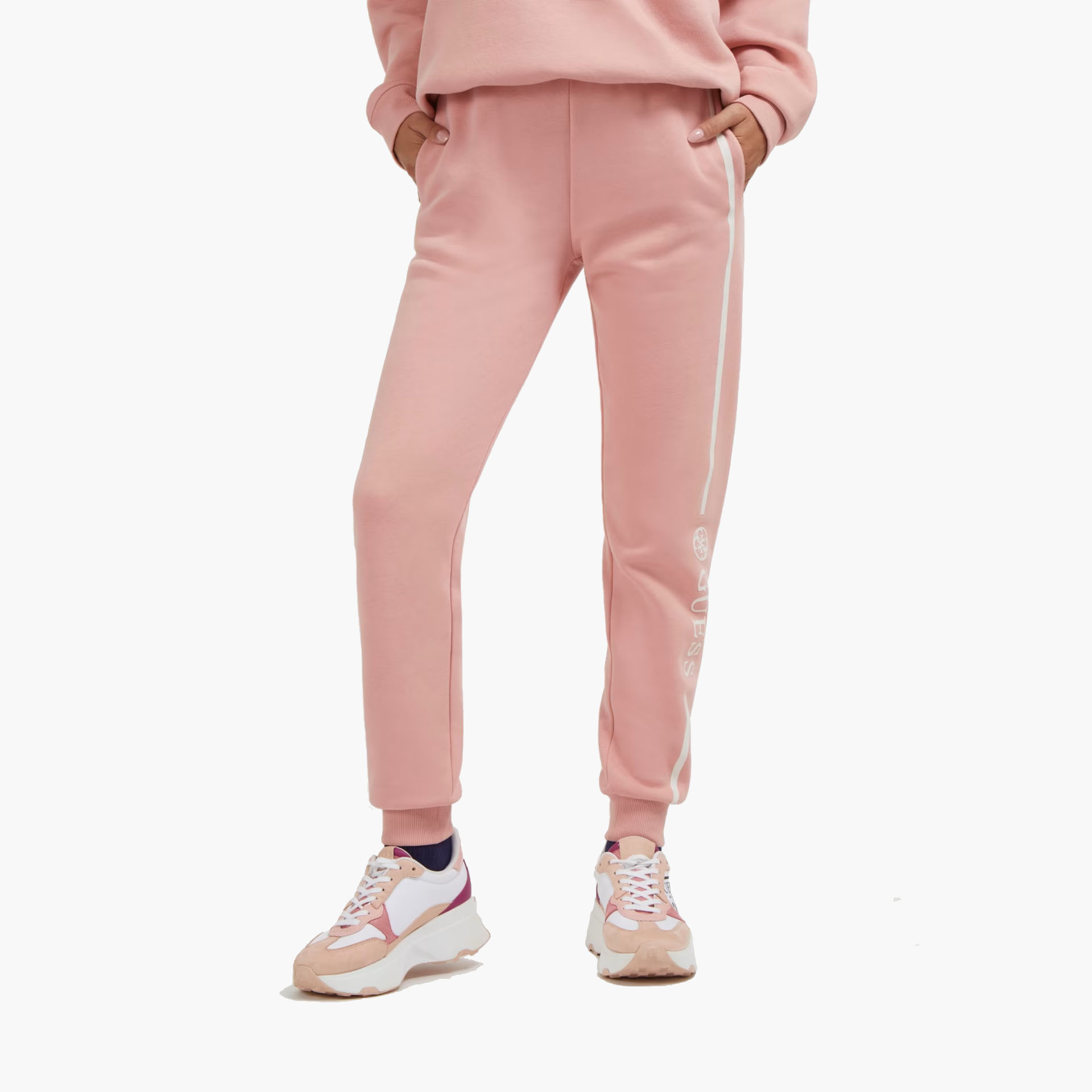 Calça Fato Treino Guess Logo Print