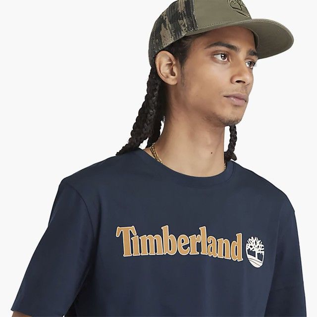 T-shirt Timberland KENNEBEC RIVER Linear Logo Short Sleeve