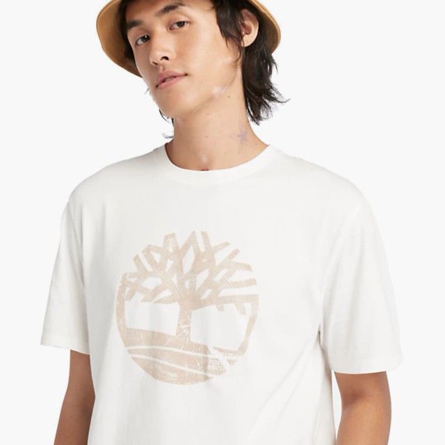 T-shirt Timberland MERRYMACK RIVER Garment Dye Logo Graphic