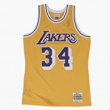 Camisola Mitchell & Ness Los Angeles Lakers Home 1996-97 Shaquille O Nea