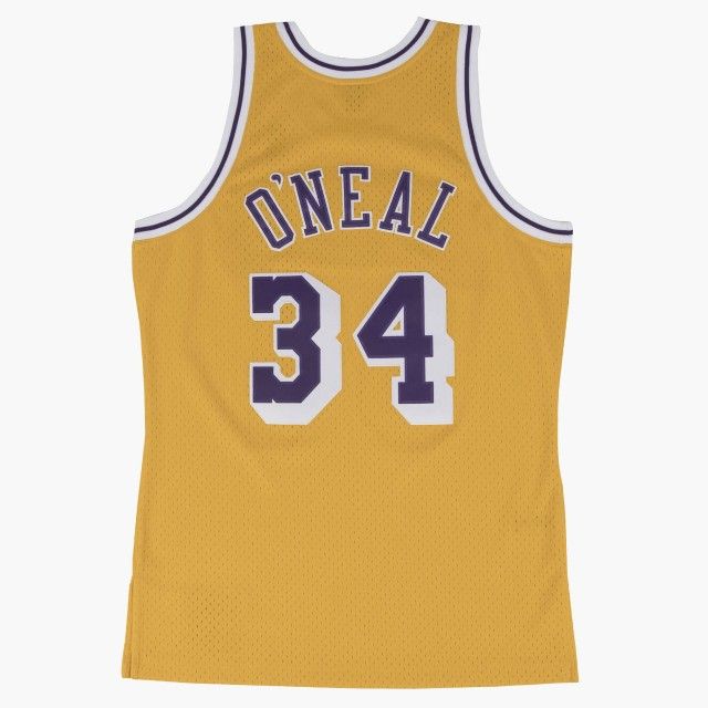 Camisola Mitchell & Ness Los Angeles Lakers Home 1996-97 Shaquille O Nea
