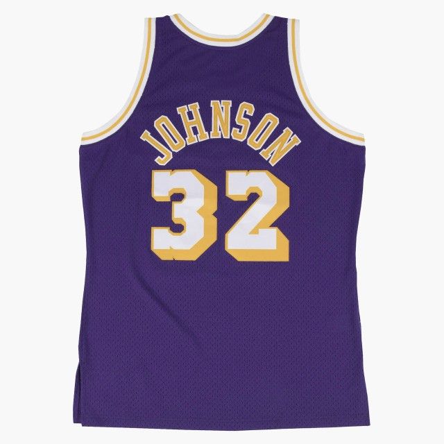 Camisola Mitchell & Ness Los Angeles Lakers 1984-85 Magic Johnson