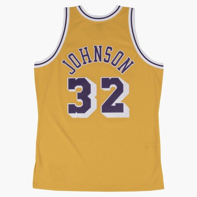 Camisola Mitchell & Ness Los Angeles Lakers 1984-85 Magic Johnson
