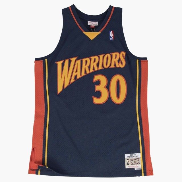 Camisola Mitchell & Ness Golden State Warriors Road 2009-10 Stephen Curryn