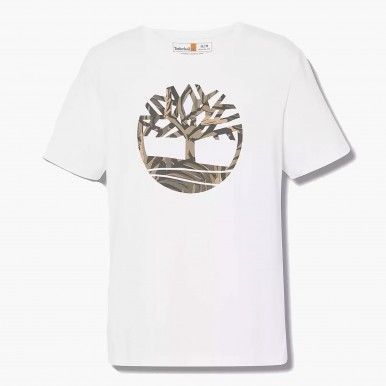 T-shirt Timberland KENNEBEC RIVER Camo Tree Logo Short Sleeve