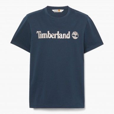 T-shirt Timberland KENNEBEC RIVER Camo Linear Logo Short Sleeve
