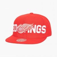 Boné Mitchell & Ness Full Frontal Snapback Vntg Detroit Red Wings Boné Mitchell & Ness Full Frontal Snapback Vntg Detroit Red Wings