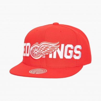 Bon Mitchell & Ness Full Frontal Snapback Vntg Detroit Red Wings