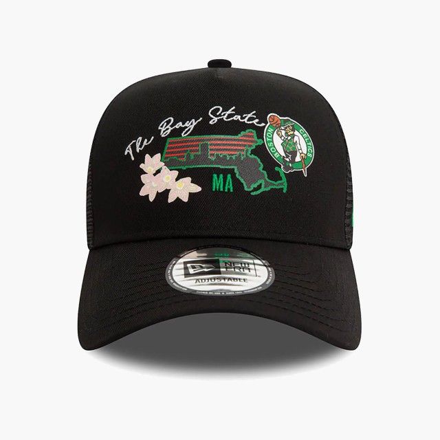 Bon New Era Trucker Boston Celtics NBA Team Logo