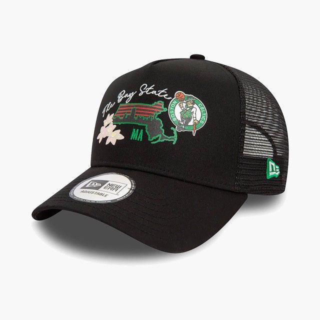 Bon New Era Trucker Boston Celtics NBA Team Logo