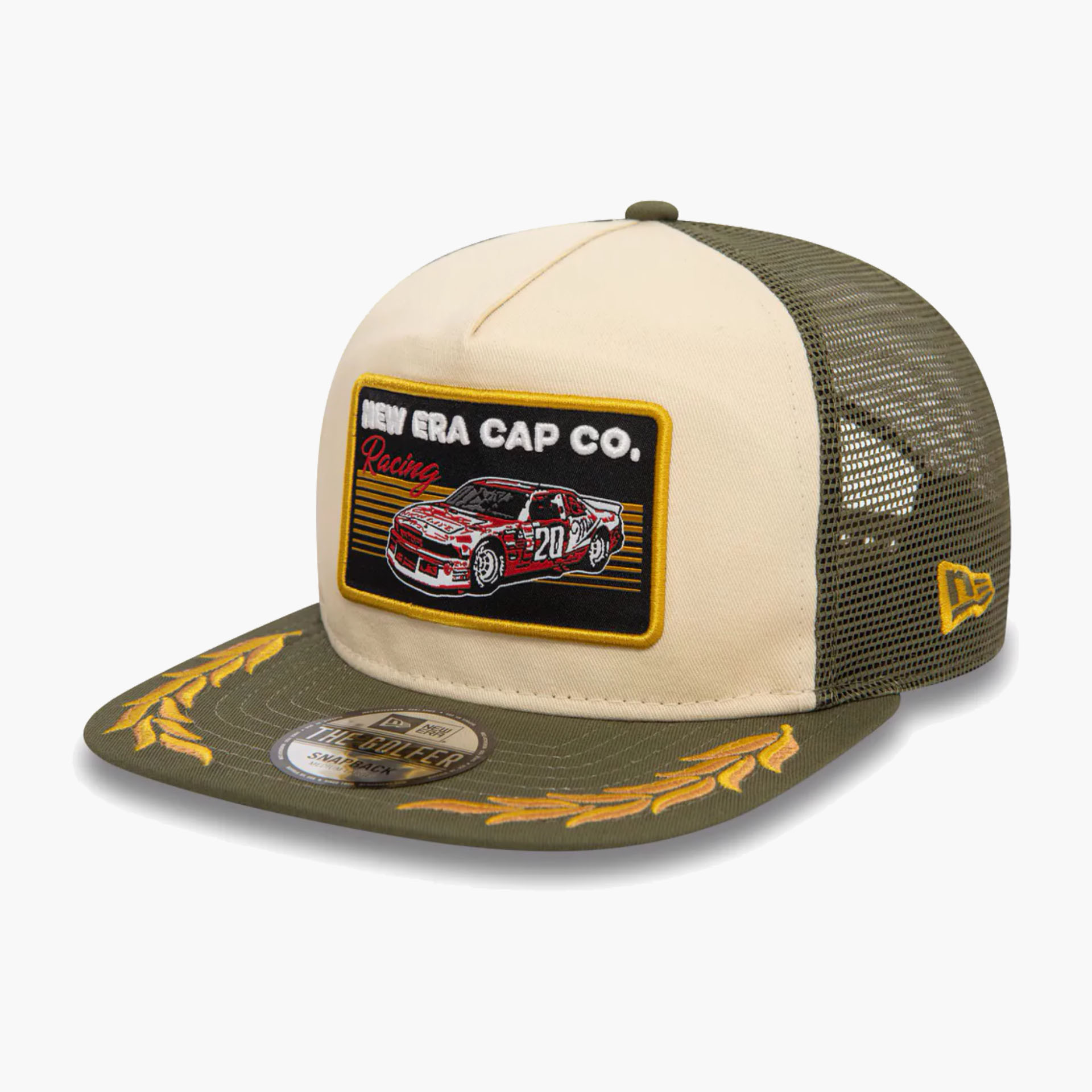 Boné New Era Motorsport Green Trucker