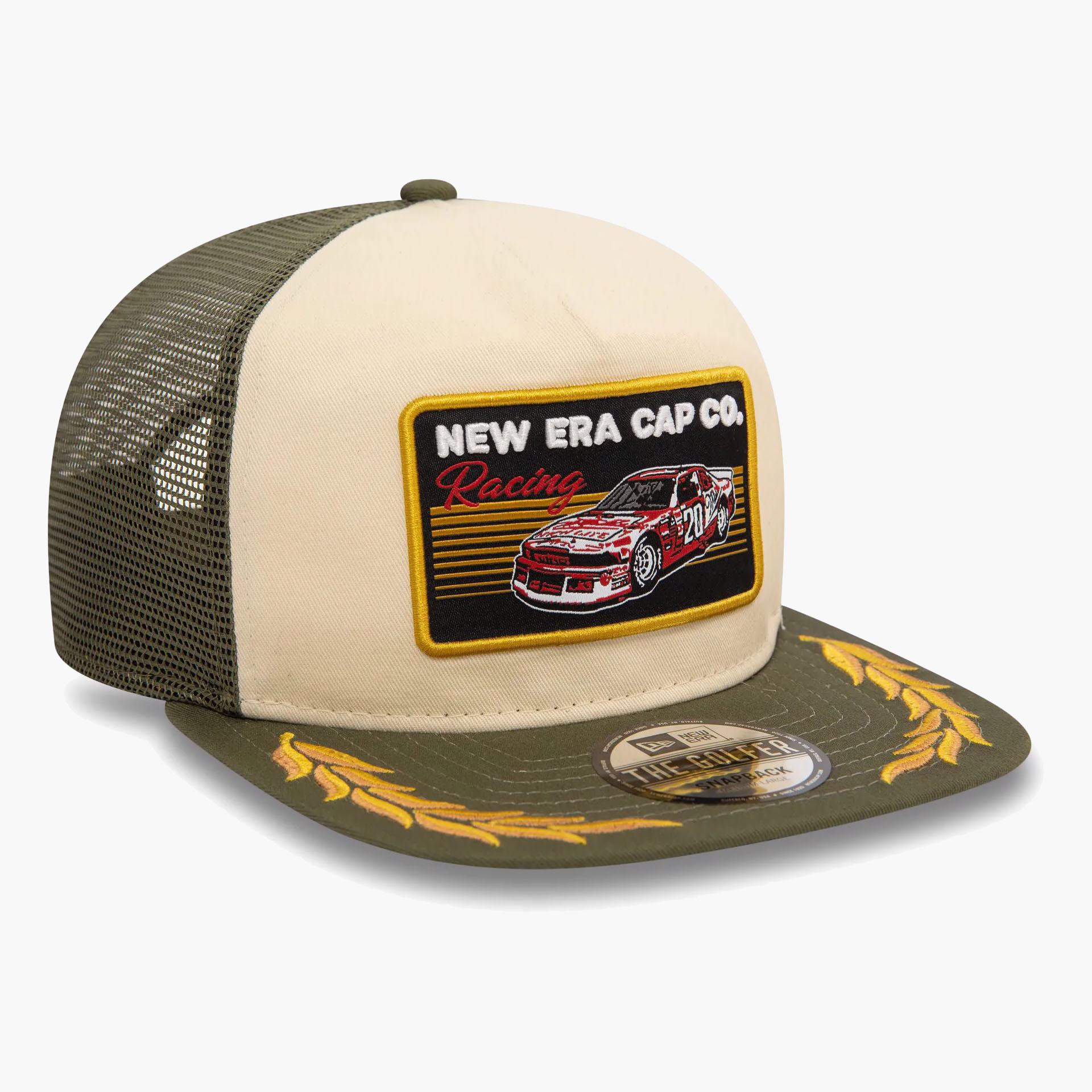 Boné New Era Motorsport Green Trucker