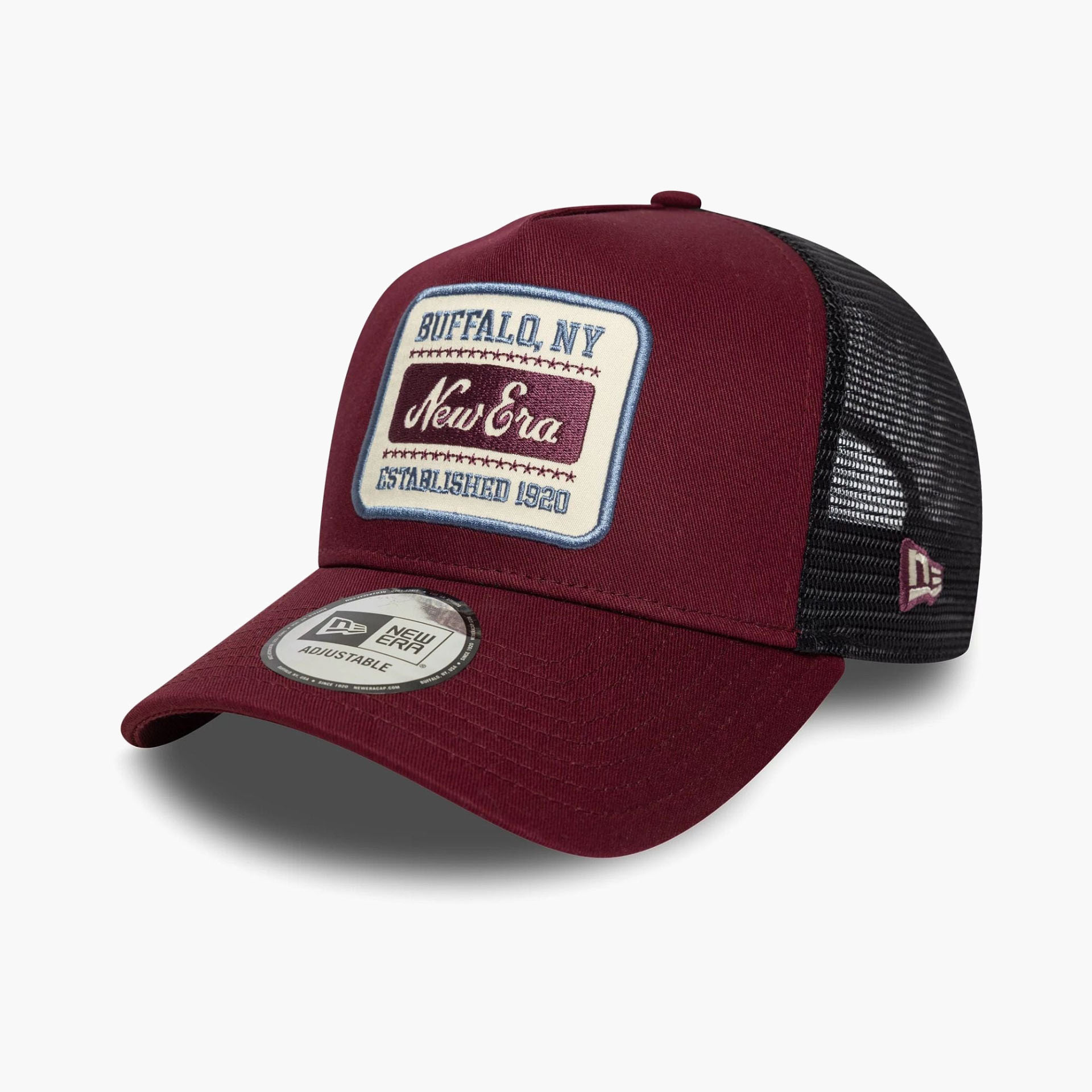 Boné New Era Patch Dark Red 9FORTY