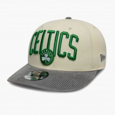 Bon Boston Celtics NBA Cord Visor Cream 9FIFTY Snapback