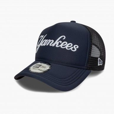 Bon New York Yankees MLB Script Navy 9FORTY