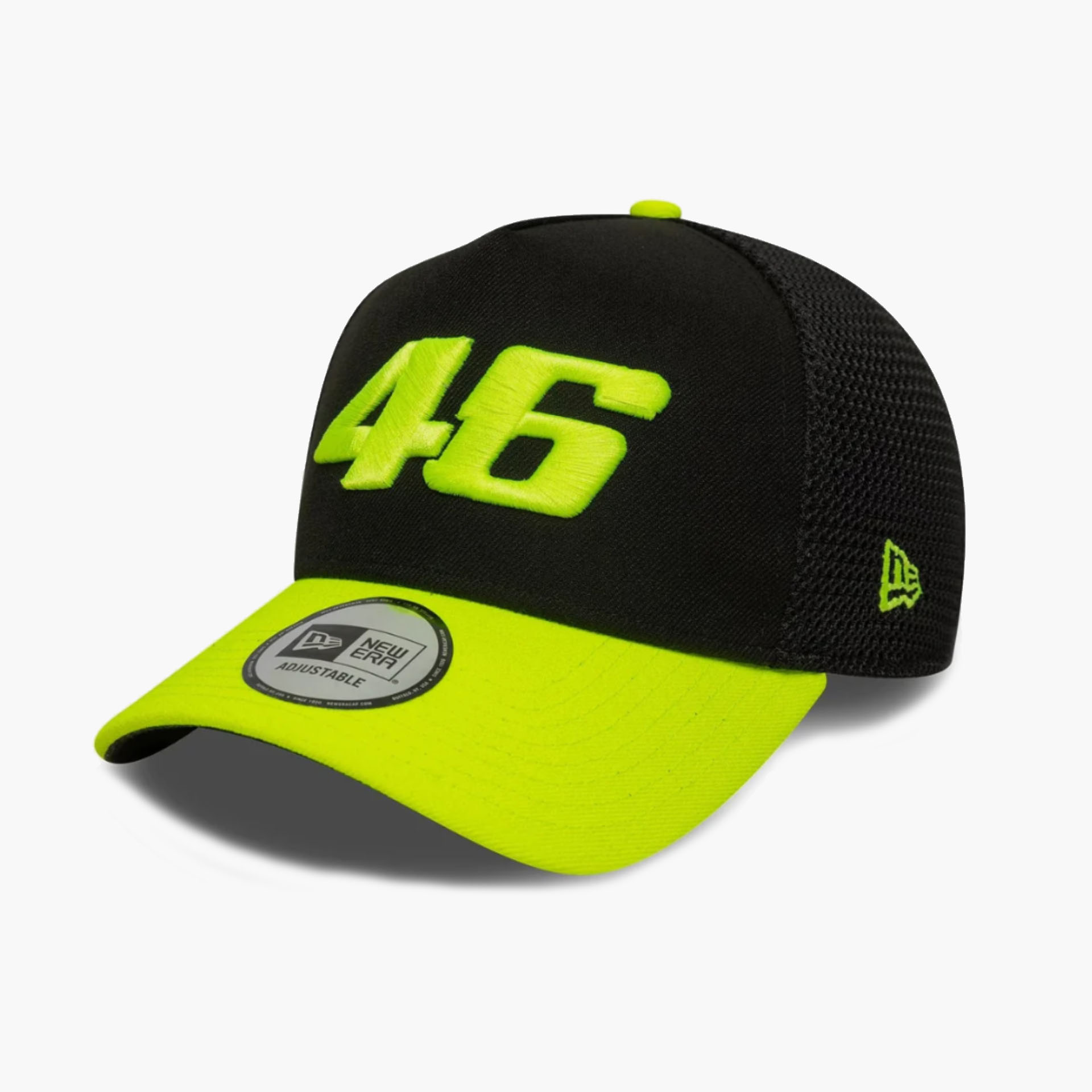 Boné VR46 Vale Black 9FORTY E-Frame Trucker