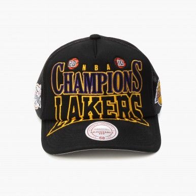 Bon Mitchell & Ness NBA Big Champ Trucker LA Lakers Snapback