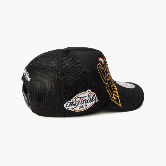 Bon Mitchell & Ness NBA Big Champ Trucker LA Lakers Snapback