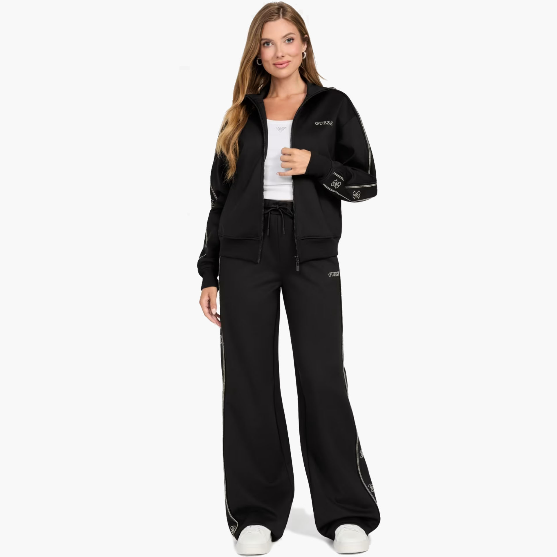 Calças Fato de Treino Guess Octavia Wide Leg