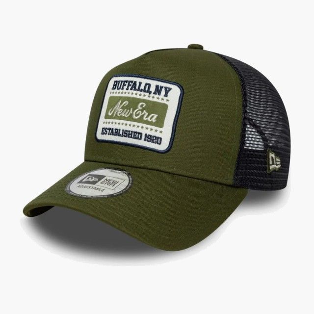 Boné New Era Patch Dark Green 9FORTY A-Frame Trucker Boné New Era Patch Dark Green 9FORTY A-Frame Trucker