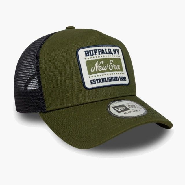 Bon New Era Patch Dark Green 9FORTY A-Frame Trucker