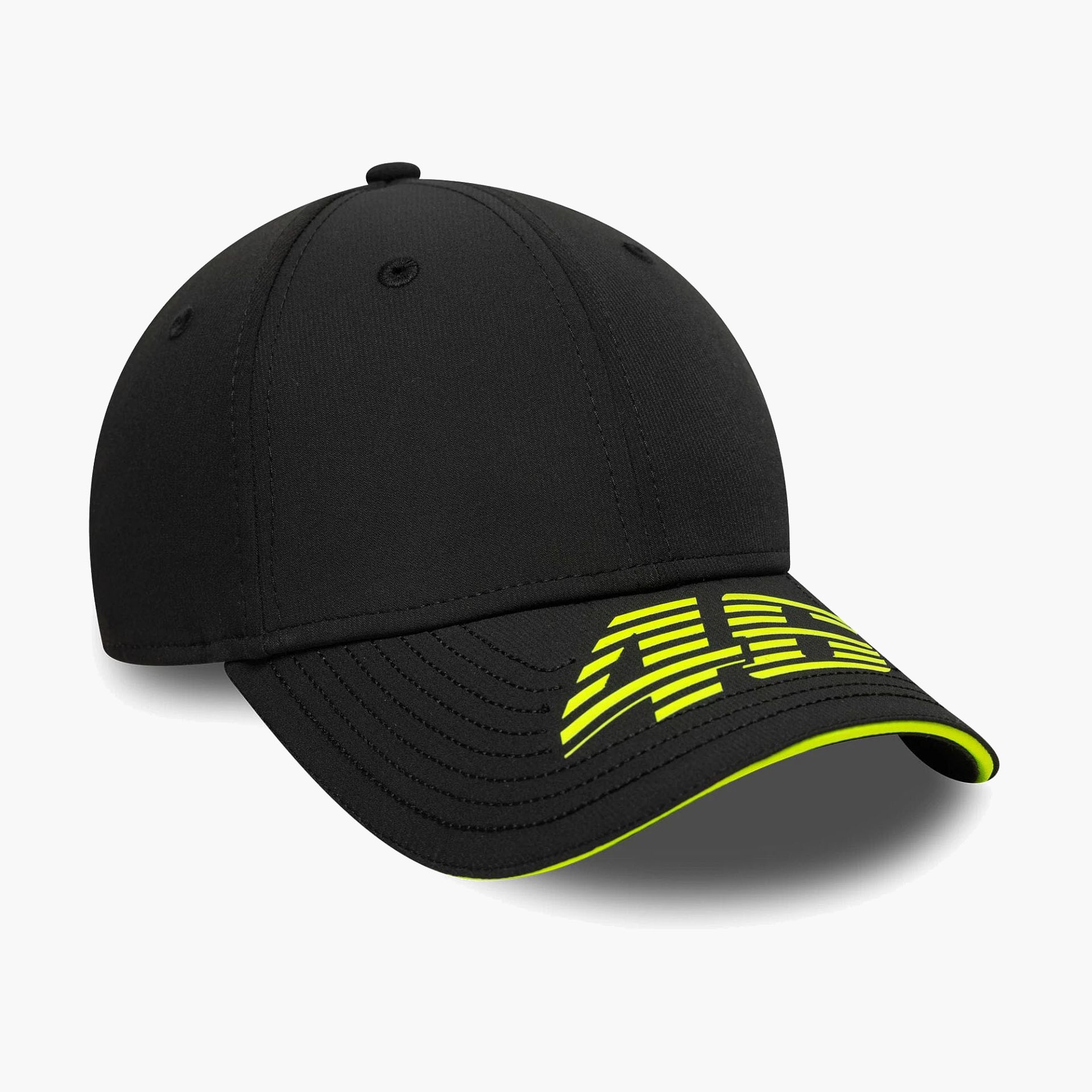 Boné New Era VR46 Recycled Stripe Black 9FORTY