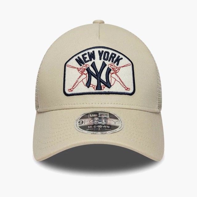 Boné New Era New York Yankees MLB Patch Cream 9FORTY Boné New Era New York Yankees MLB Patch Cream 9FORTY