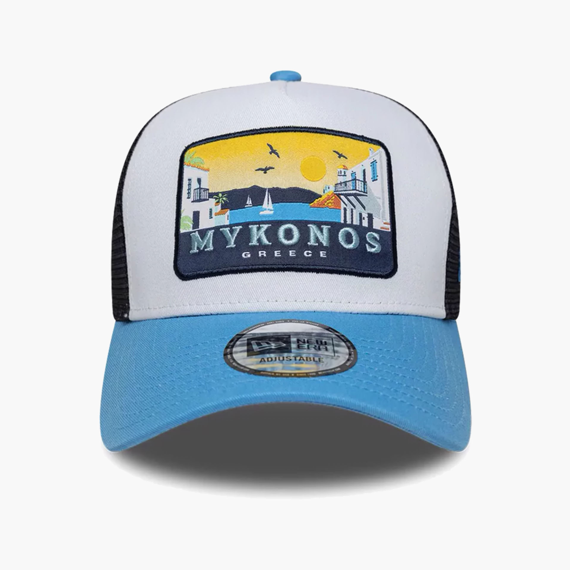 Boné New Era Location Pastel Blue 9FORTY A-Frame