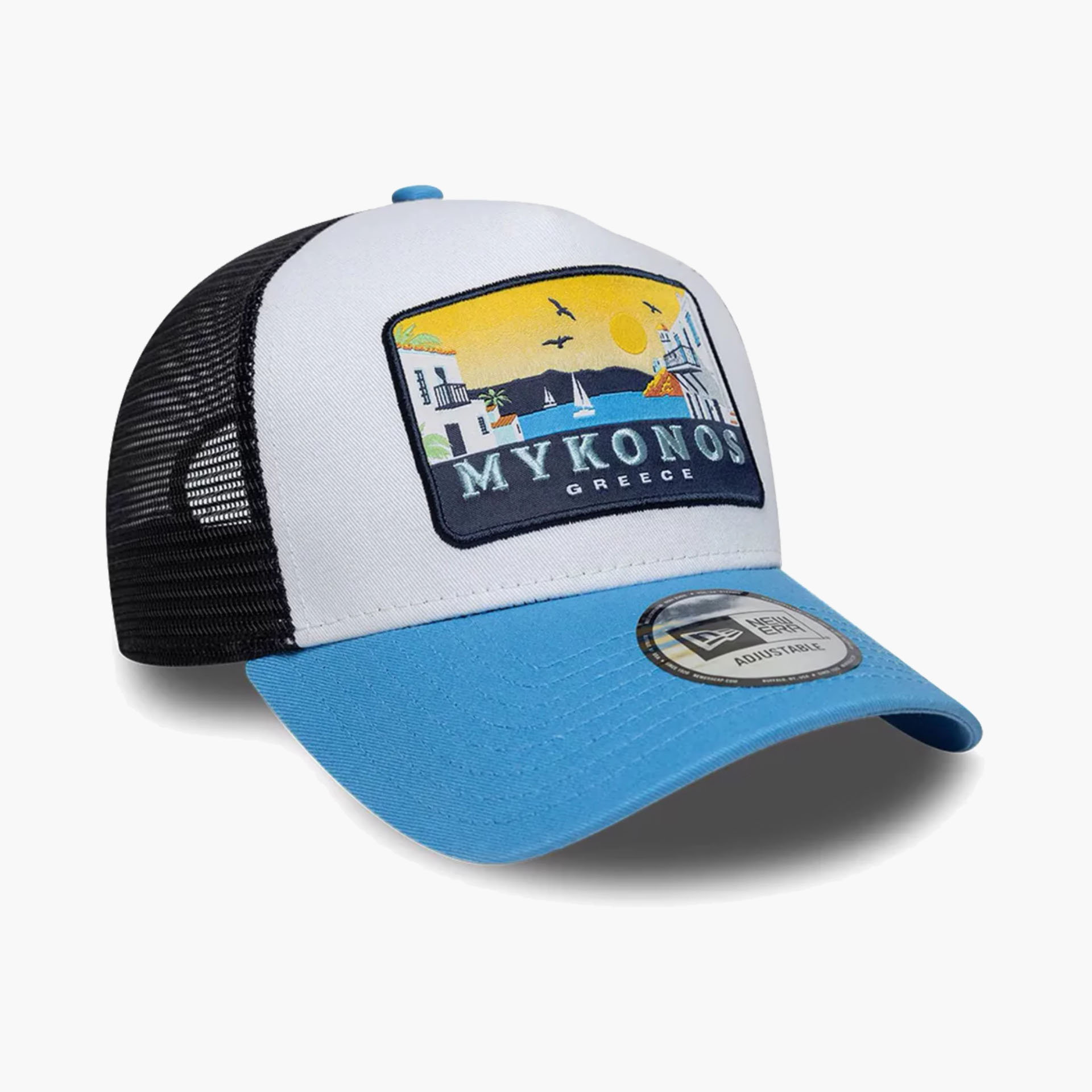 Boné New Era Location Pastel Blue 9FORTY A-Frame