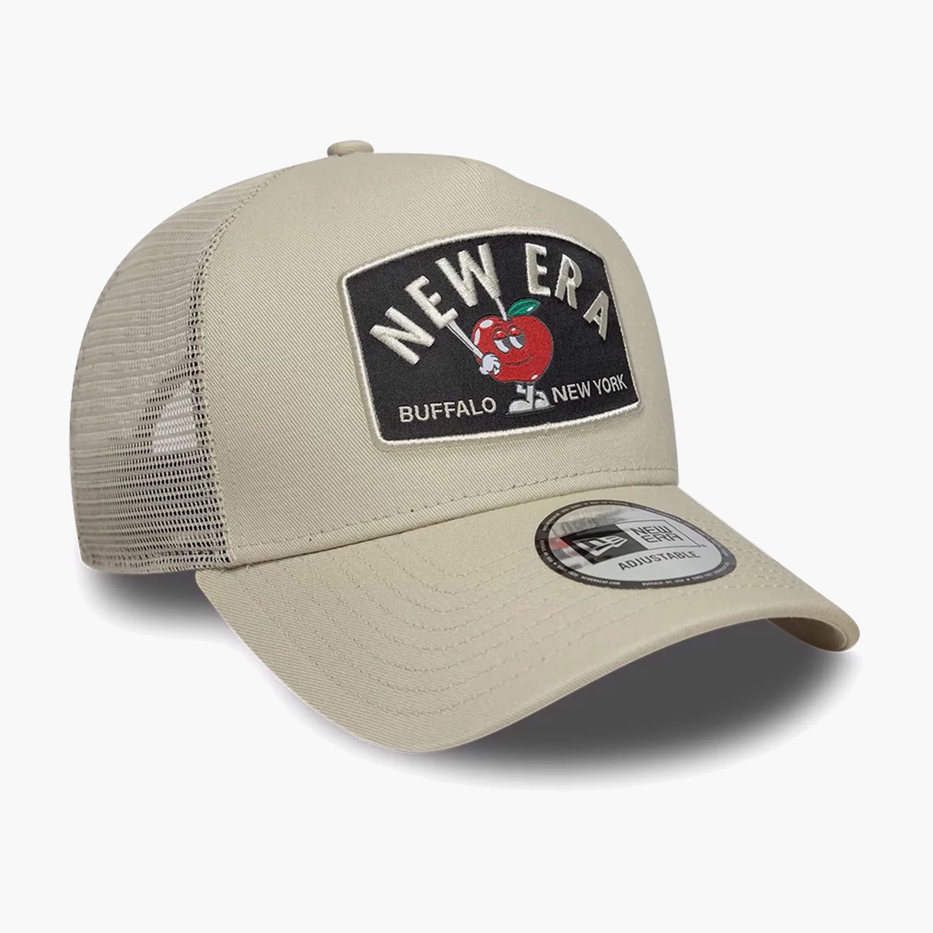 Boné New Era Summer Patch Cream 9FORTY A-Frame Trucker