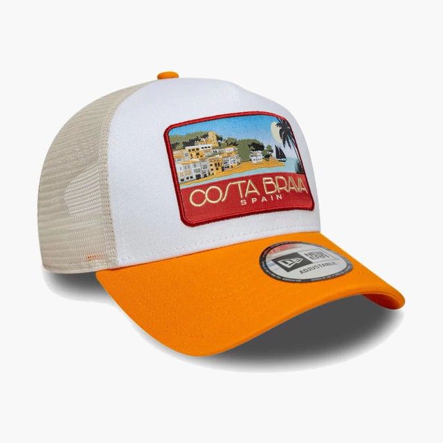 Bon� New Era Location Orange 9FORTY A-Frame Trucker