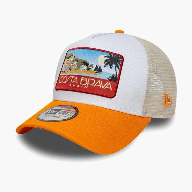 Bon� New Era Location Orange 9FORTY A-Frame Trucker