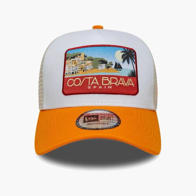 Bon� New Era Location Orange 9FORTY A-Frame Trucker