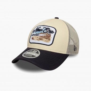 Bon� New Era Light Beige 9FORTY M-Crown A-Frame Trucker