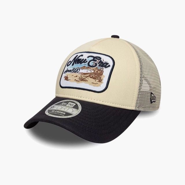 Boné New Era Light Beige 9FORTY M-Crown A-Frame Trucker Boné New Era Light Beige 9FORTY M-Crown A-Frame Trucker