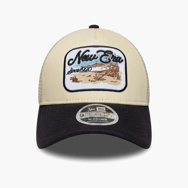 Boné New Era Light Beige 9FORTY M-Crown A-Frame Trucker Boné New Era Light Beige 9FORTY M-Crown A-Frame Trucker