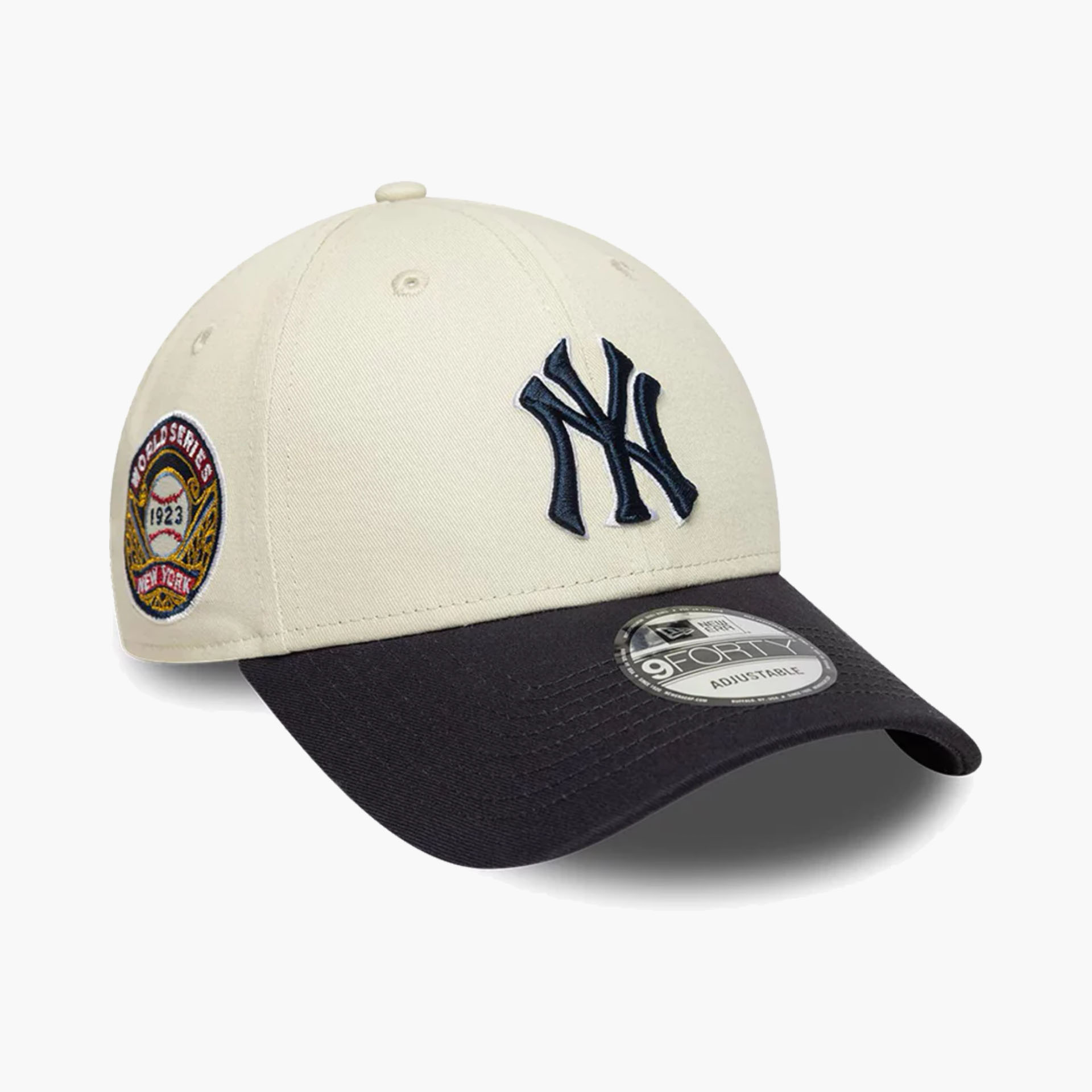 Boné New Era New York Yankees MLB World Series Patch Cream