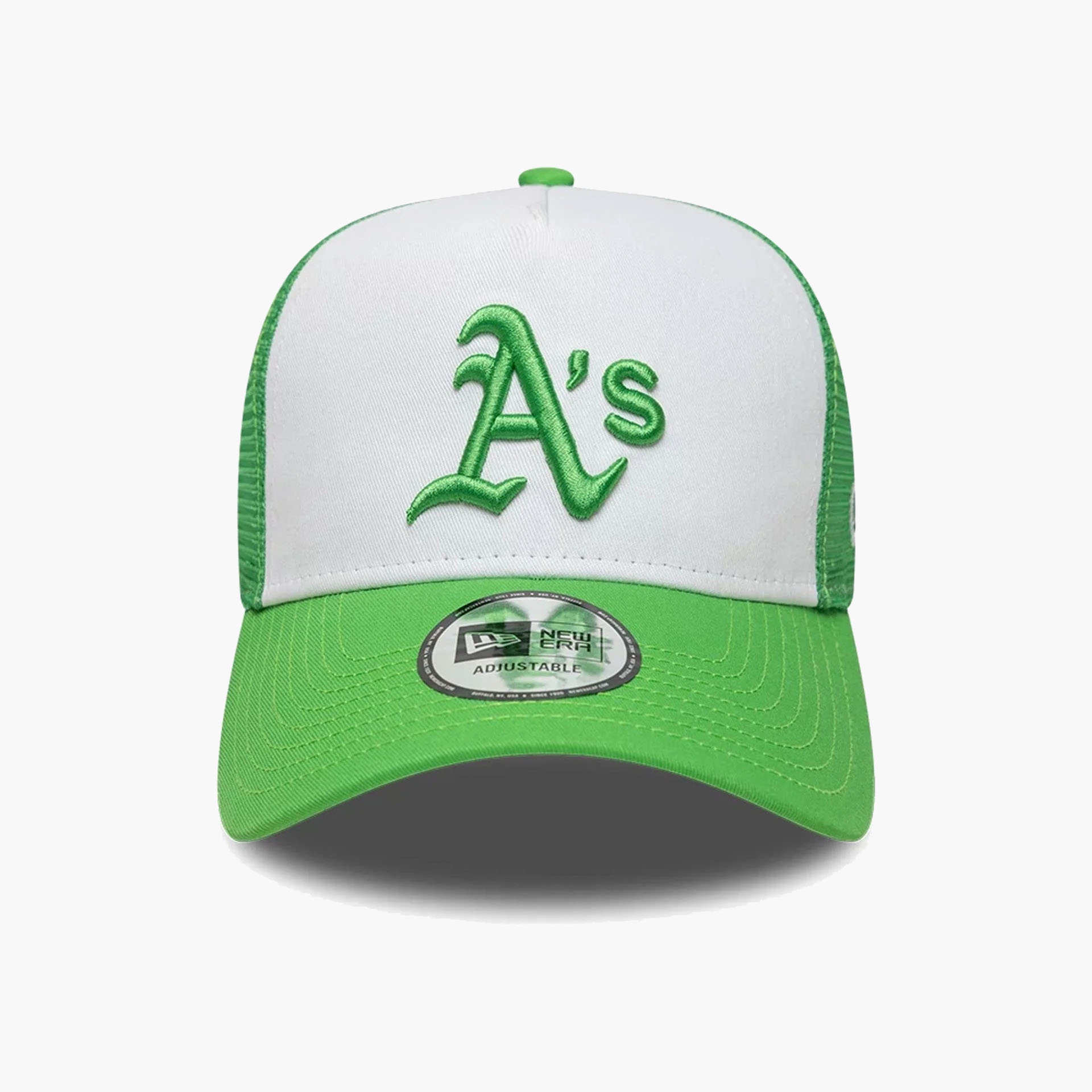 Boné New Era Athletics MLB League Essential Open Green