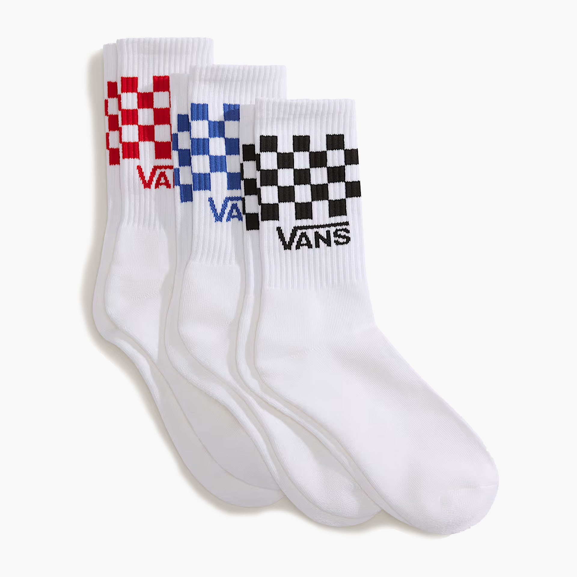 Meias Vans Classic Check Crew (3 pares)