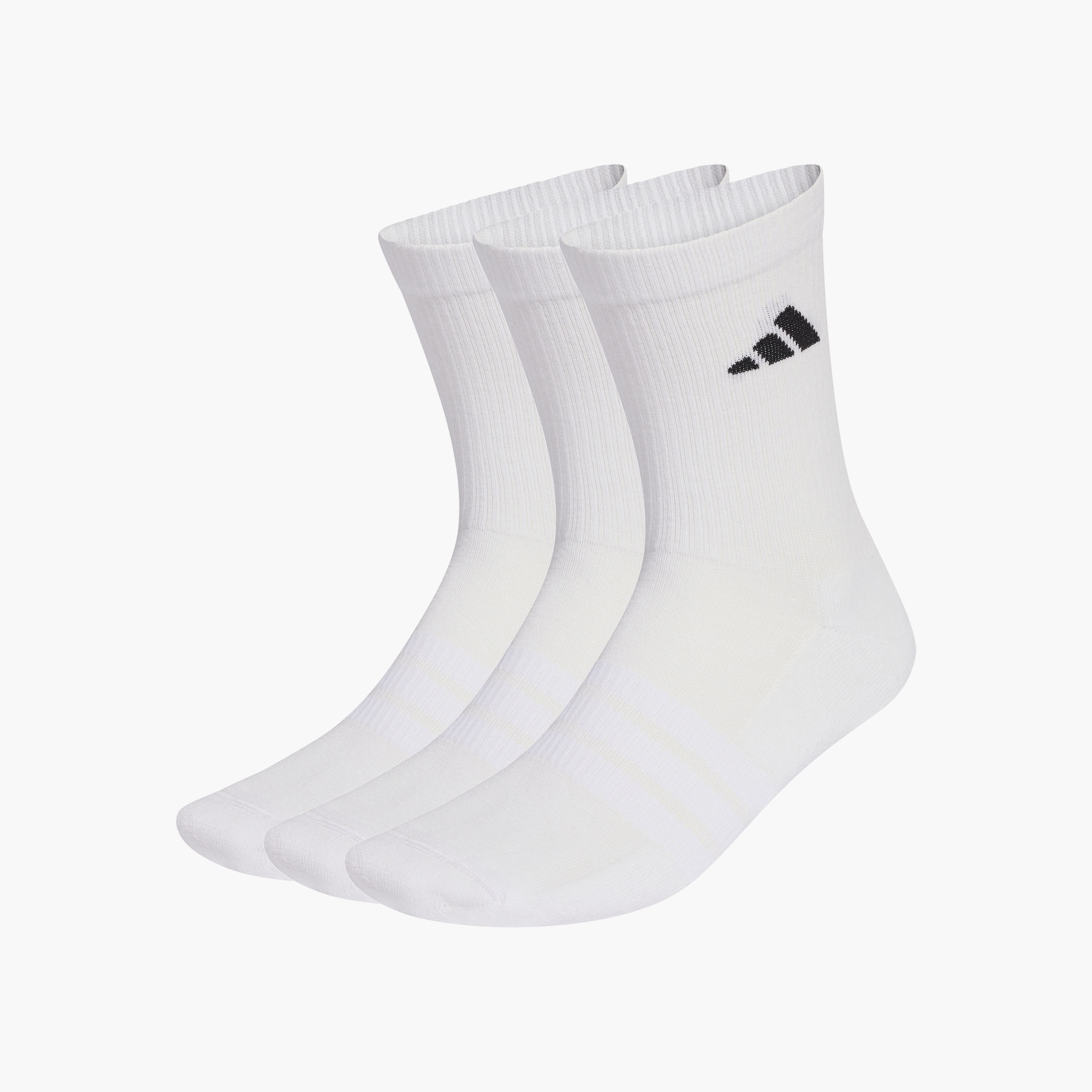 Meias Adidas 3 Pares Cano Médio